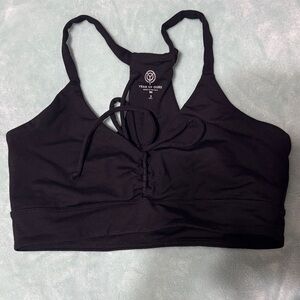 Year of Ours Classic Rumble Boxing Black Sports Bra